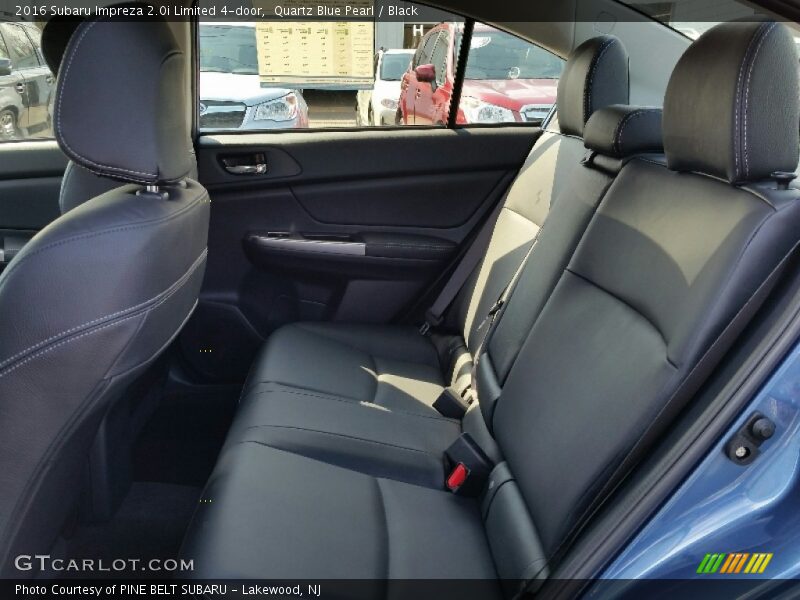 Quartz Blue Pearl / Black 2016 Subaru Impreza 2.0i Limited 4-door