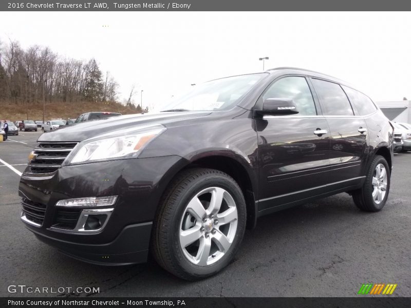 Tungsten Metallic / Ebony 2016 Chevrolet Traverse LT AWD
