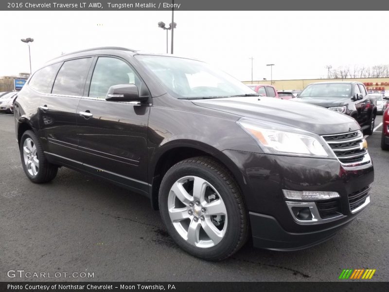 Tungsten Metallic / Ebony 2016 Chevrolet Traverse LT AWD