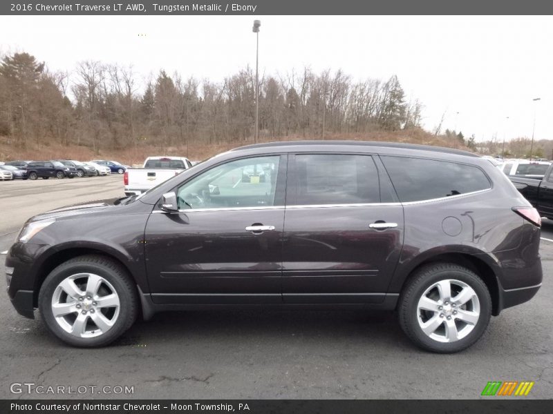 Tungsten Metallic / Ebony 2016 Chevrolet Traverse LT AWD