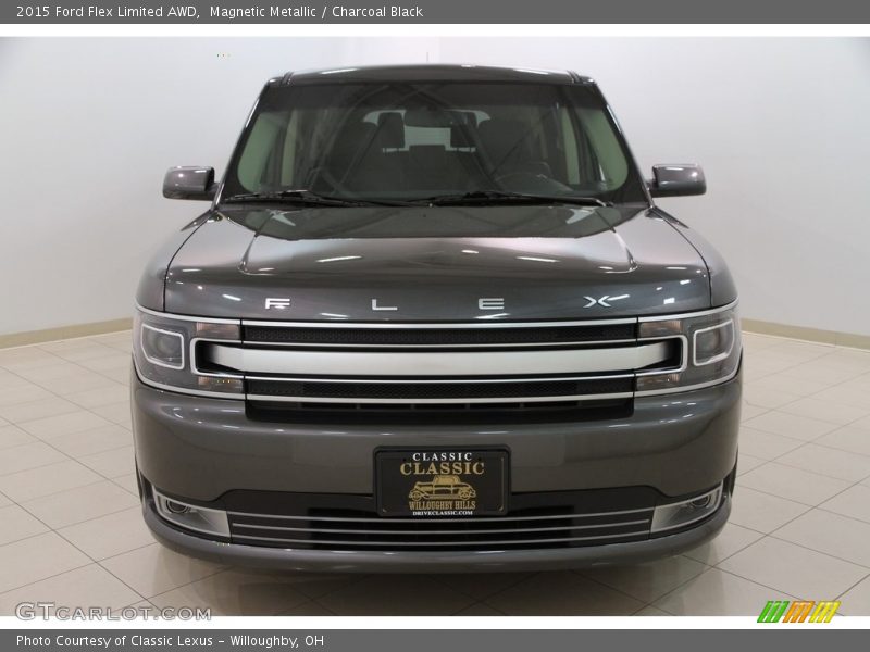Magnetic Metallic / Charcoal Black 2015 Ford Flex Limited AWD