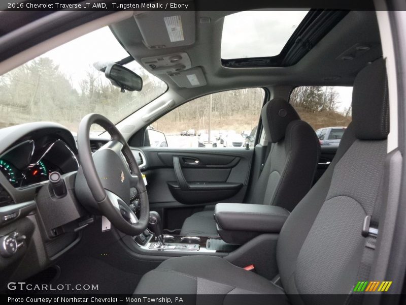 Tungsten Metallic / Ebony 2016 Chevrolet Traverse LT AWD