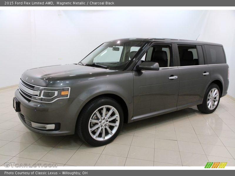 Magnetic Metallic / Charcoal Black 2015 Ford Flex Limited AWD