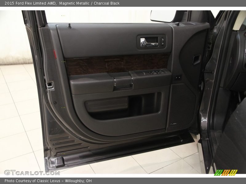 Magnetic Metallic / Charcoal Black 2015 Ford Flex Limited AWD