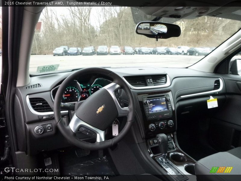 Tungsten Metallic / Ebony 2016 Chevrolet Traverse LT AWD