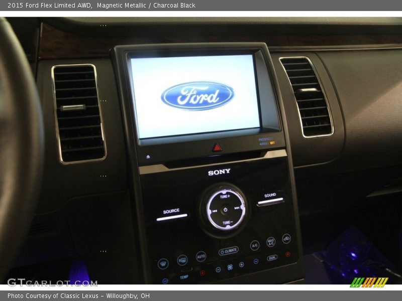 Magnetic Metallic / Charcoal Black 2015 Ford Flex Limited AWD