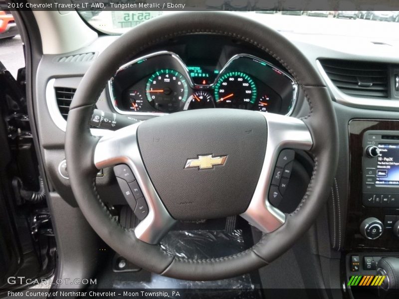 Tungsten Metallic / Ebony 2016 Chevrolet Traverse LT AWD