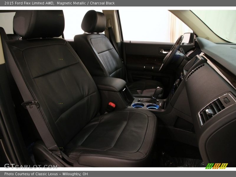 Magnetic Metallic / Charcoal Black 2015 Ford Flex Limited AWD