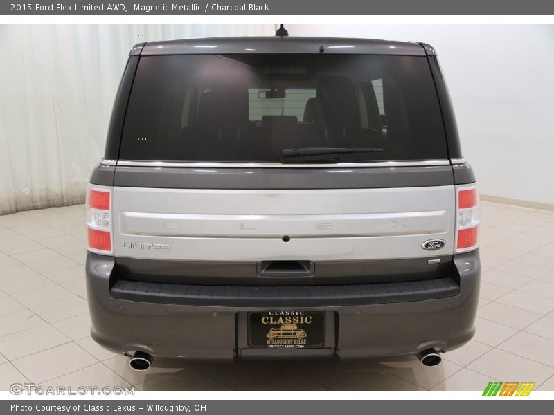 Magnetic Metallic / Charcoal Black 2015 Ford Flex Limited AWD