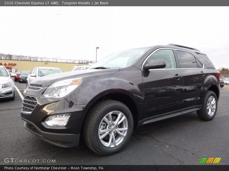 Tungsten Metallic / Jet Black 2016 Chevrolet Equinox LT AWD