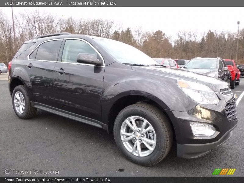 Tungsten Metallic / Jet Black 2016 Chevrolet Equinox LT AWD