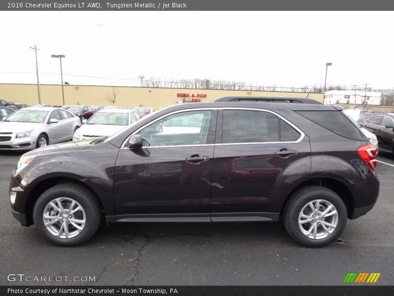 Tungsten Metallic / Jet Black 2016 Chevrolet Equinox LT AWD