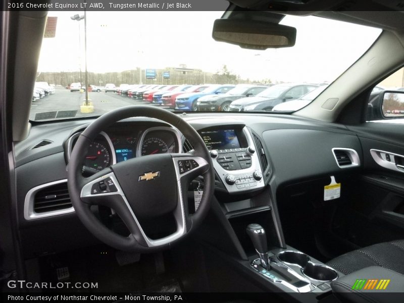 Tungsten Metallic / Jet Black 2016 Chevrolet Equinox LT AWD