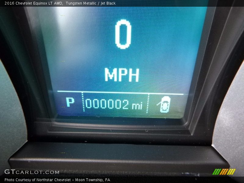 Tungsten Metallic / Jet Black 2016 Chevrolet Equinox LT AWD