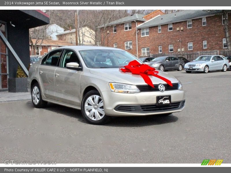 Moonrock Silver Metallic / Titan Black 2014 Volkswagen Jetta SE Sedan