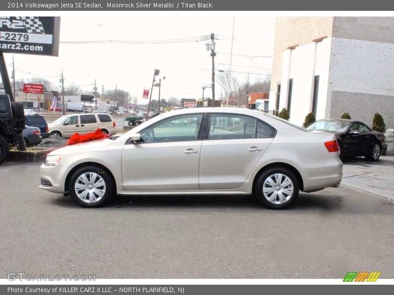 Moonrock Silver Metallic / Titan Black 2014 Volkswagen Jetta SE Sedan