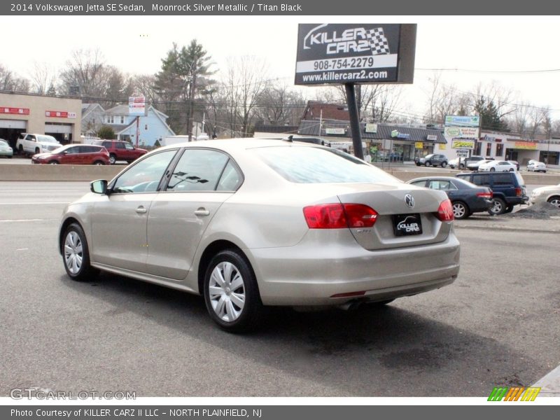 Moonrock Silver Metallic / Titan Black 2014 Volkswagen Jetta SE Sedan