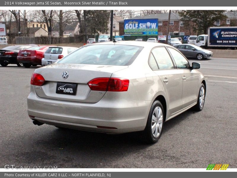 Moonrock Silver Metallic / Titan Black 2014 Volkswagen Jetta SE Sedan