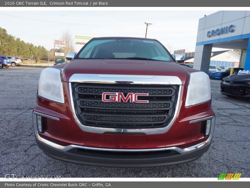 Crimson Red Tintcoat / Jet Black 2016 GMC Terrain SLE