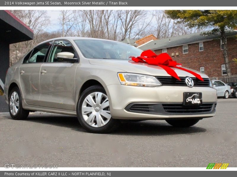 Moonrock Silver Metallic / Titan Black 2014 Volkswagen Jetta SE Sedan