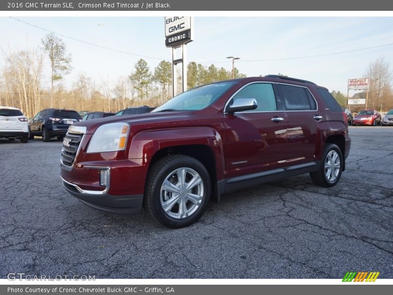 Crimson Red Tintcoat / Jet Black 2016 GMC Terrain SLE