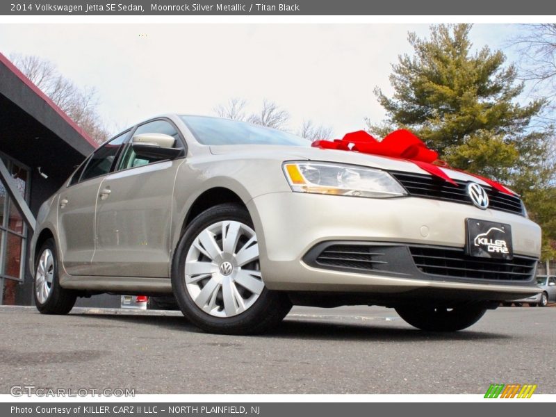 Moonrock Silver Metallic / Titan Black 2014 Volkswagen Jetta SE Sedan