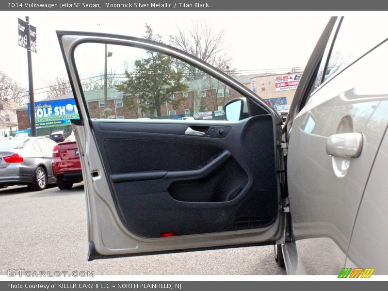 Moonrock Silver Metallic / Titan Black 2014 Volkswagen Jetta SE Sedan