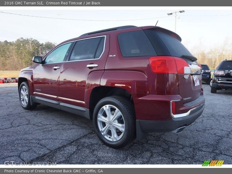 Crimson Red Tintcoat / Jet Black 2016 GMC Terrain SLE
