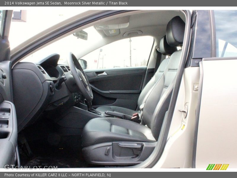Moonrock Silver Metallic / Titan Black 2014 Volkswagen Jetta SE Sedan