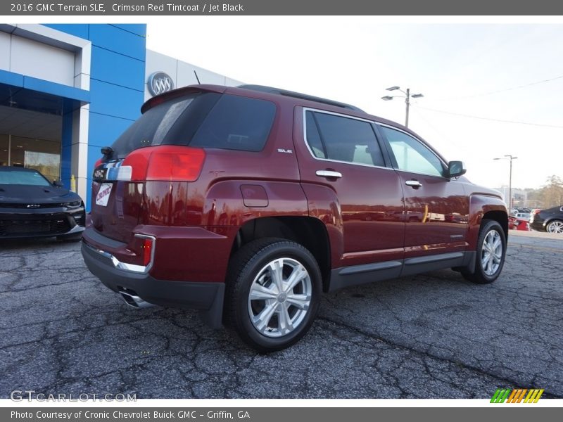 Crimson Red Tintcoat / Jet Black 2016 GMC Terrain SLE