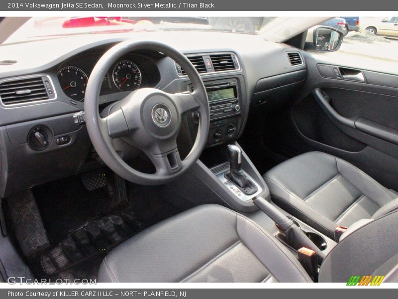 Moonrock Silver Metallic / Titan Black 2014 Volkswagen Jetta SE Sedan