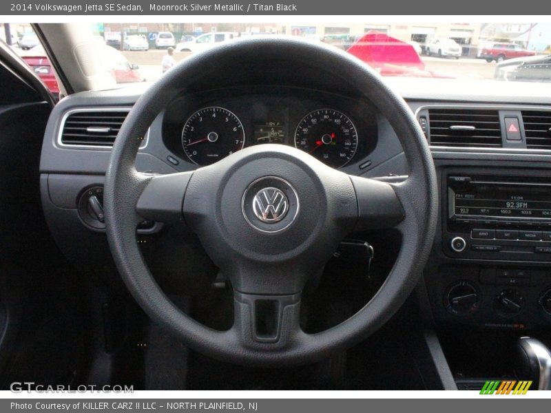 Moonrock Silver Metallic / Titan Black 2014 Volkswagen Jetta SE Sedan