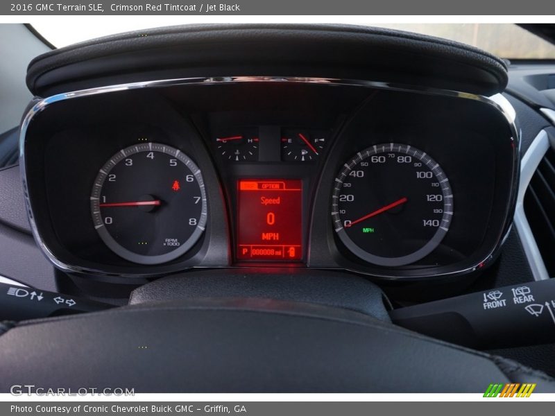 Crimson Red Tintcoat / Jet Black 2016 GMC Terrain SLE