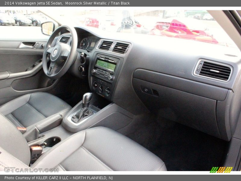 Moonrock Silver Metallic / Titan Black 2014 Volkswagen Jetta SE Sedan