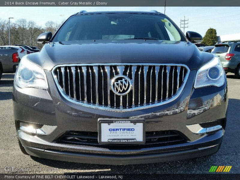 Cyber Gray Metallic / Ebony 2014 Buick Enclave Premium