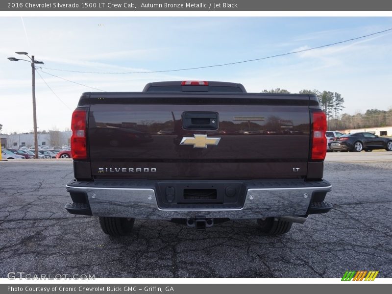 Autumn Bronze Metallic / Jet Black 2016 Chevrolet Silverado 1500 LT Crew Cab