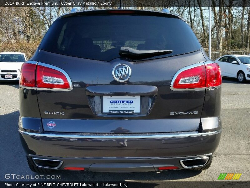 Cyber Gray Metallic / Ebony 2014 Buick Enclave Premium