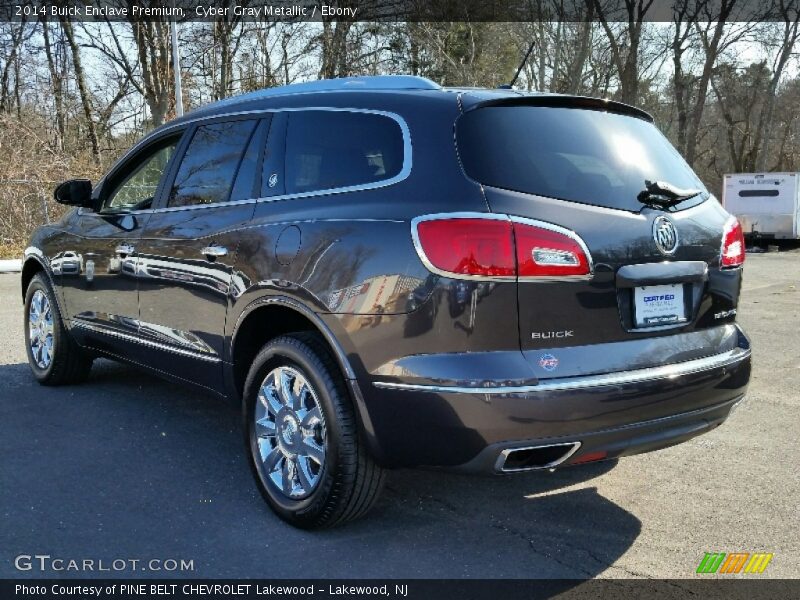 Cyber Gray Metallic / Ebony 2014 Buick Enclave Premium