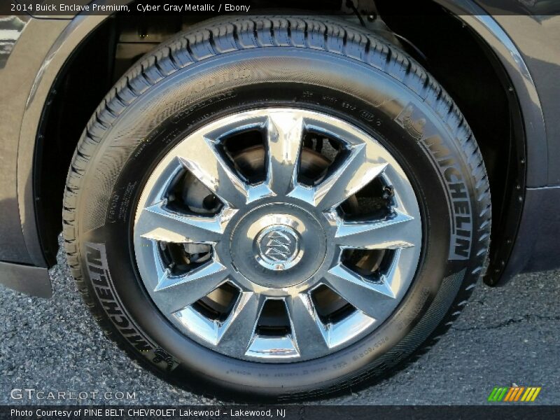 Cyber Gray Metallic / Ebony 2014 Buick Enclave Premium