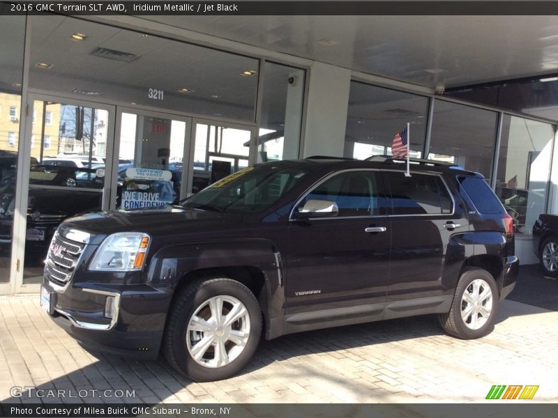 Iridium Metallic / Jet Black 2016 GMC Terrain SLT AWD