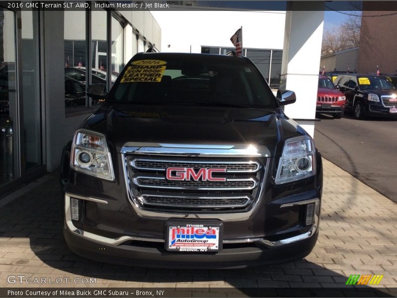 Iridium Metallic / Jet Black 2016 GMC Terrain SLT AWD