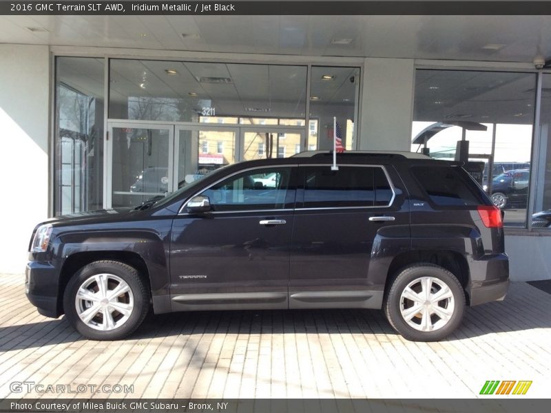 Iridium Metallic / Jet Black 2016 GMC Terrain SLT AWD