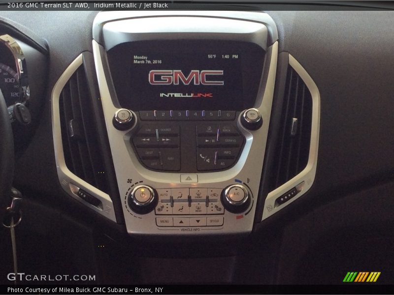 Iridium Metallic / Jet Black 2016 GMC Terrain SLT AWD