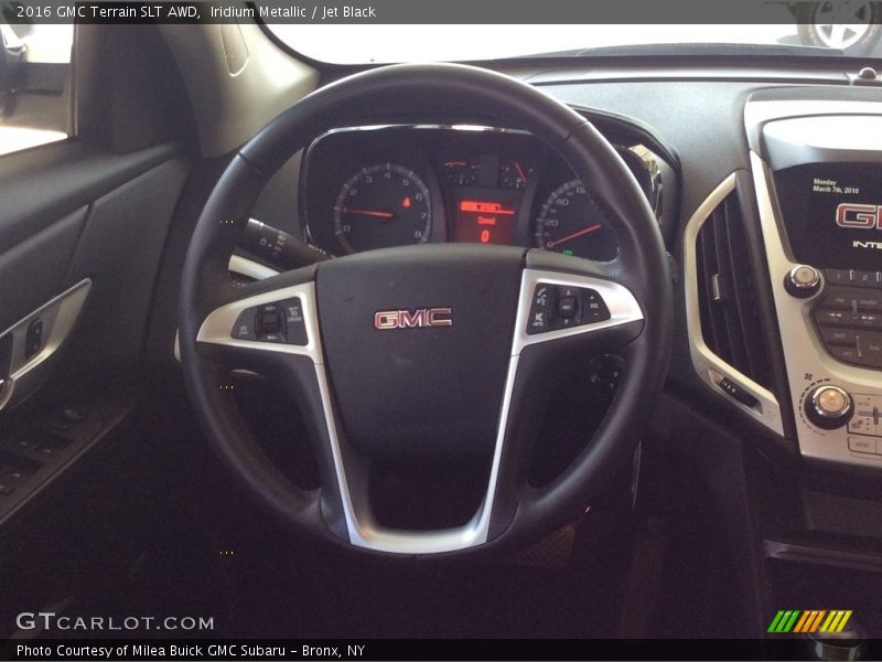 Iridium Metallic / Jet Black 2016 GMC Terrain SLT AWD