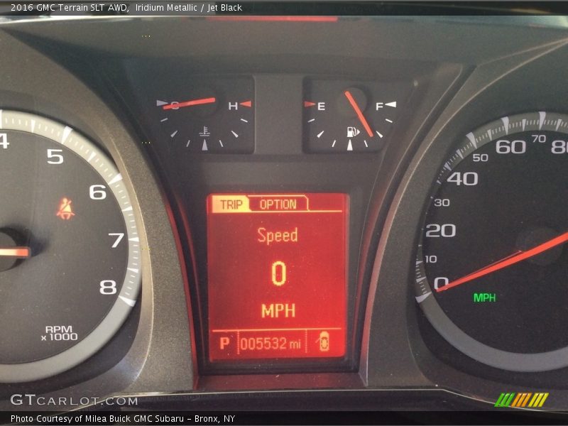 Iridium Metallic / Jet Black 2016 GMC Terrain SLT AWD