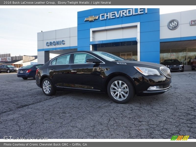 Ebony Twilight Metallic / Light Neutral 2016 Buick LaCrosse Leather Group