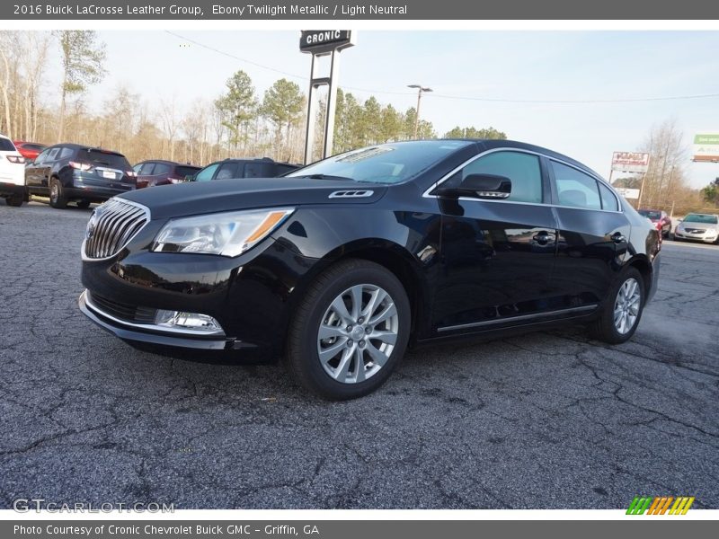 Ebony Twilight Metallic / Light Neutral 2016 Buick LaCrosse Leather Group
