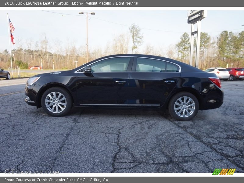 Ebony Twilight Metallic / Light Neutral 2016 Buick LaCrosse Leather Group