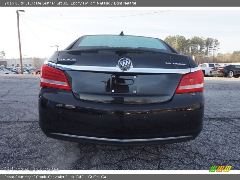 Ebony Twilight Metallic / Light Neutral 2016 Buick LaCrosse Leather Group