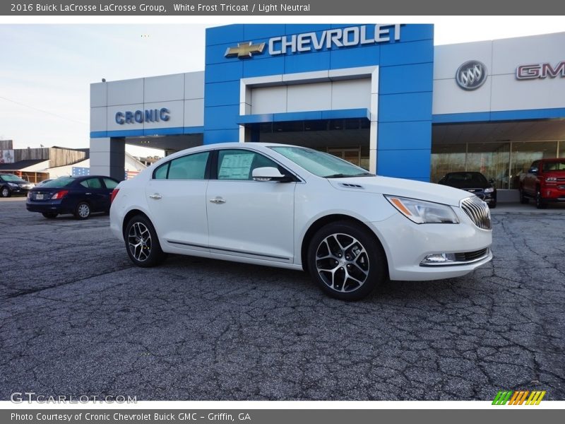 White Frost Tricoat / Light Neutral 2016 Buick LaCrosse LaCrosse Group